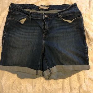 Denim shorts